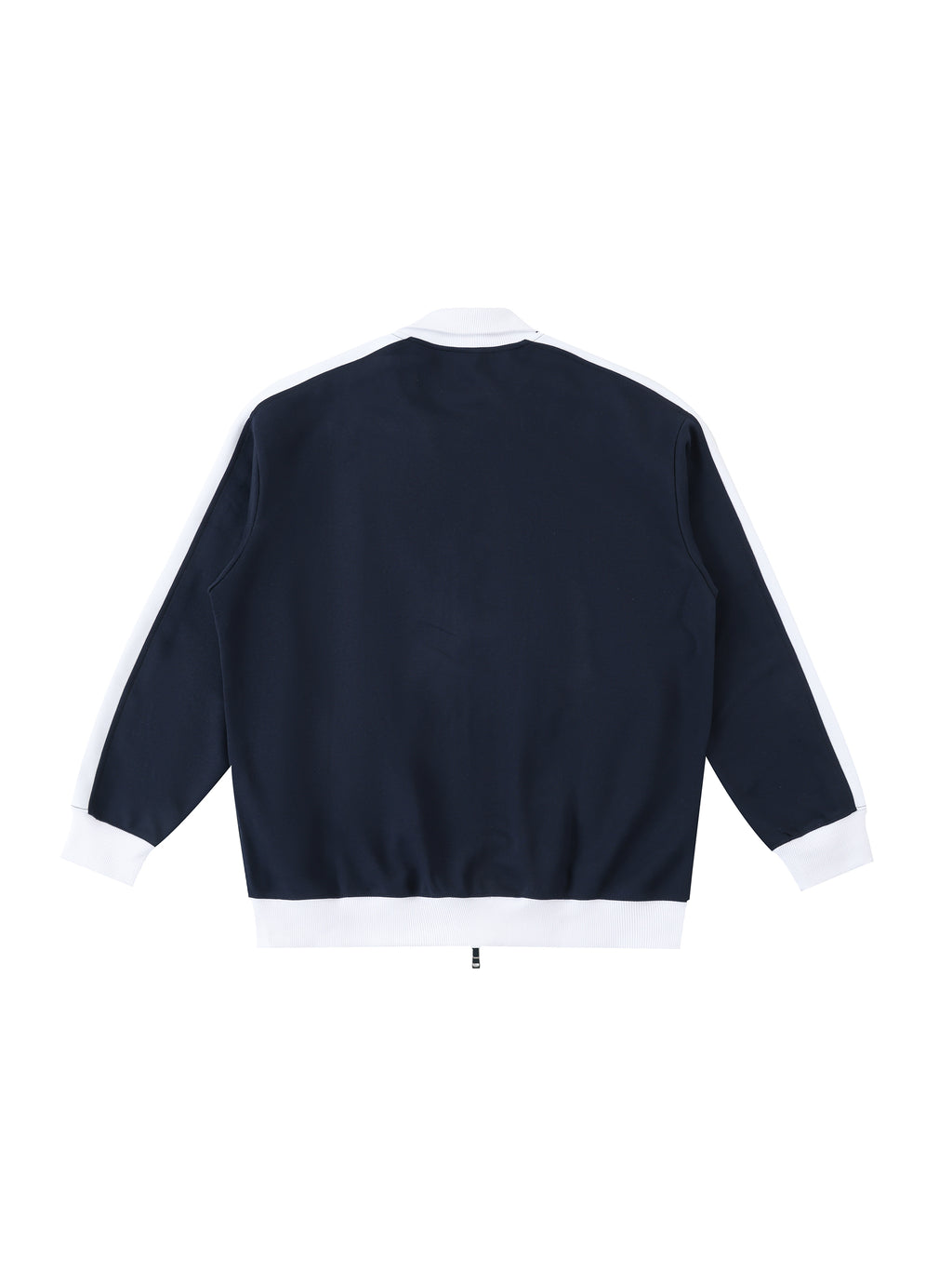 Contrast Trim Stand Collar Jacket