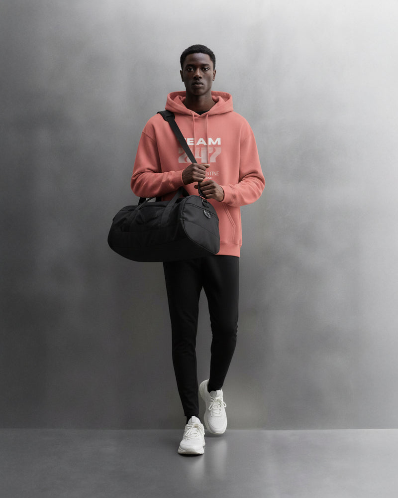 TEAM 247 CORAL PERFORMANCE HOODIE