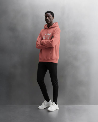 TEAM 247 CORAL PERFORMANCE HOODIE