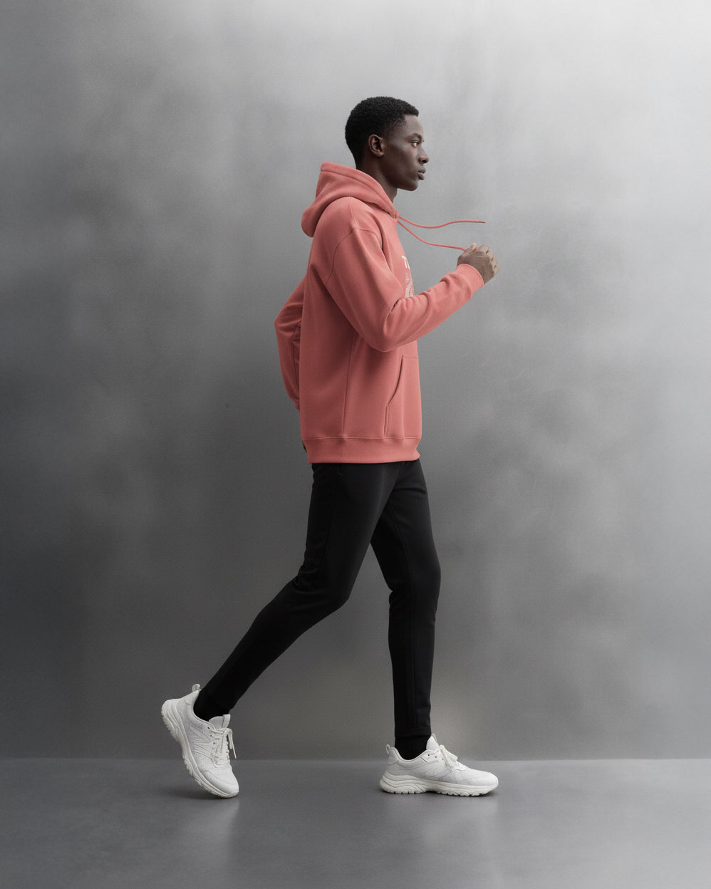 TEAM 247 CORAL PERFORMANCE HOODIE