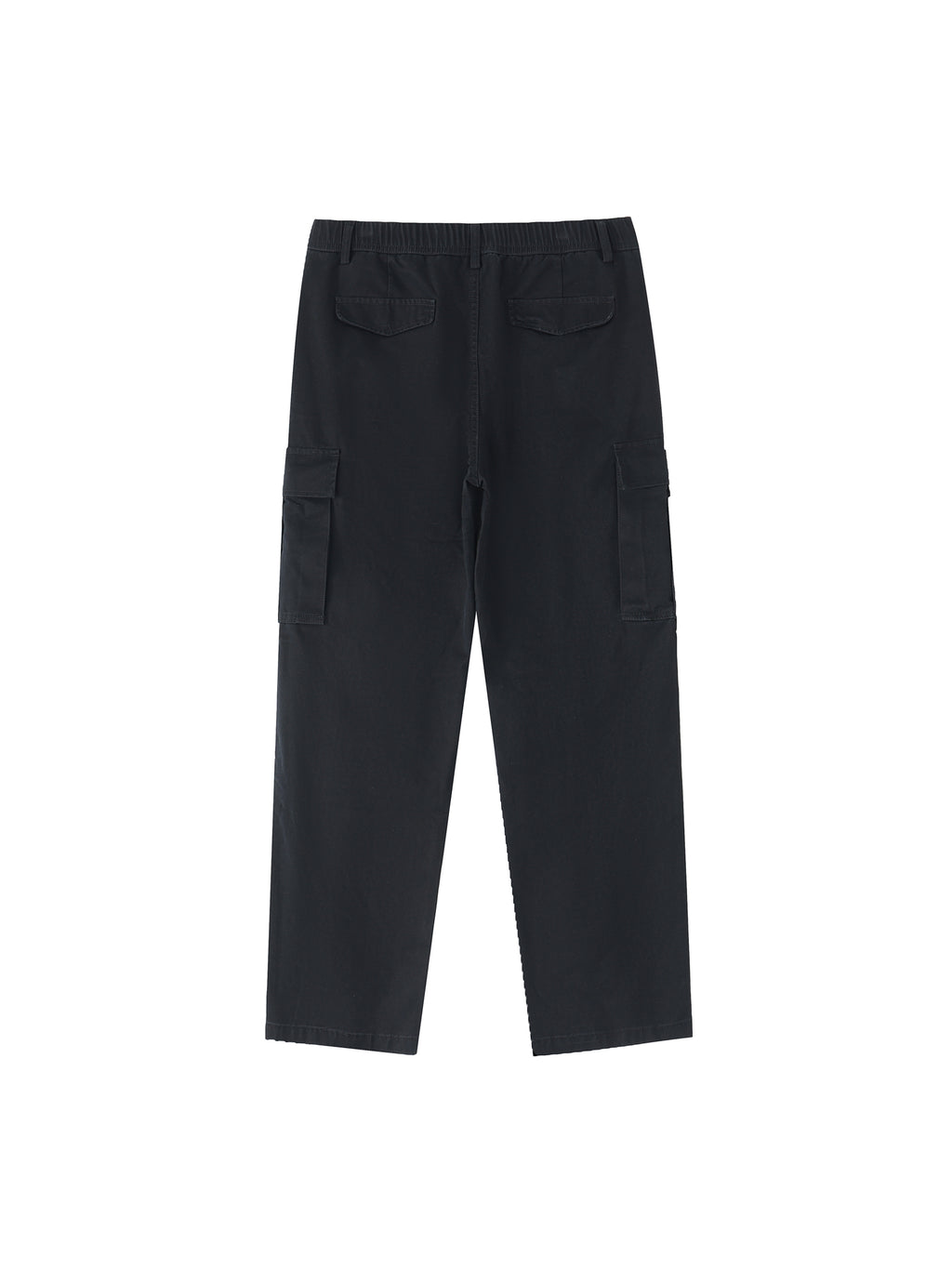 Cotton Elastic-Waist Cargo Pants