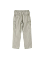 Cotton Elastic-Waist Cargo Pants