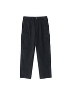 Cotton Elastic-Waist Cargo Pants