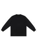 Crew Neck Drop Shoulder Long Sleeve Shirt