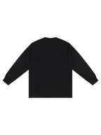 Crew Neck Drop Shoulder Long Sleeve Shirt