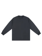 Crew Neck Drop Shoulder Long Sleeve Shirt