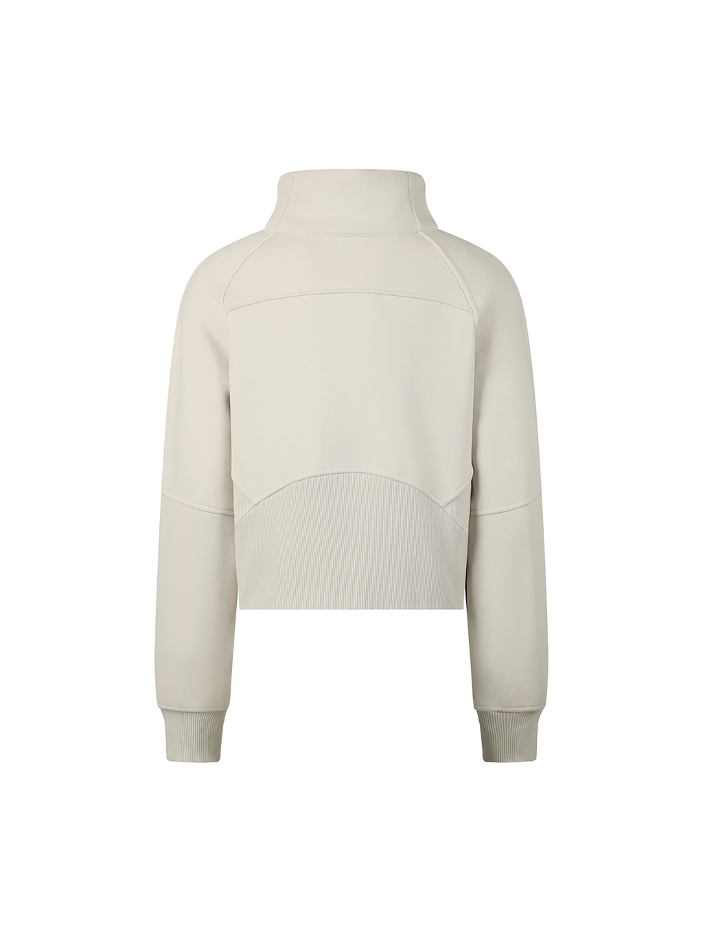 Cropped Half-Zip Sweatshirt