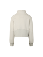 Cropped Half-Zip Sweatshirt