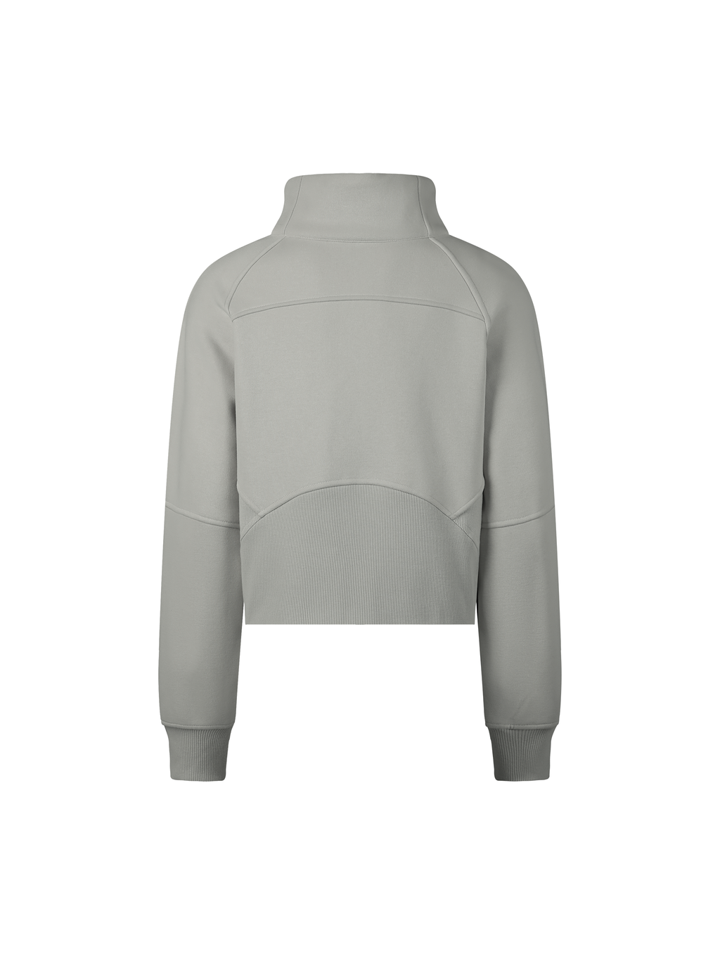 Cropped Half-Zip Sweatshirt