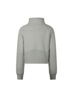 Cropped Half-Zip Sweatshirt