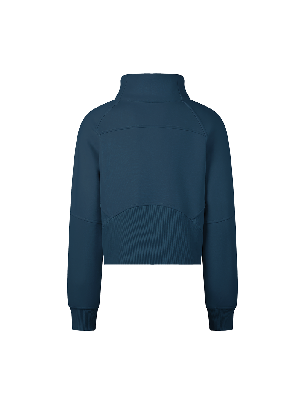 Cropped Half-Zip Sweatshirt