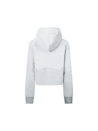Cropped Zip-Through Hoodie