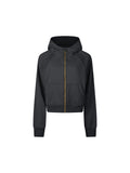Cropped Zip-Through Hoodie