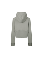 Cropped Zip-Through Hoodie
