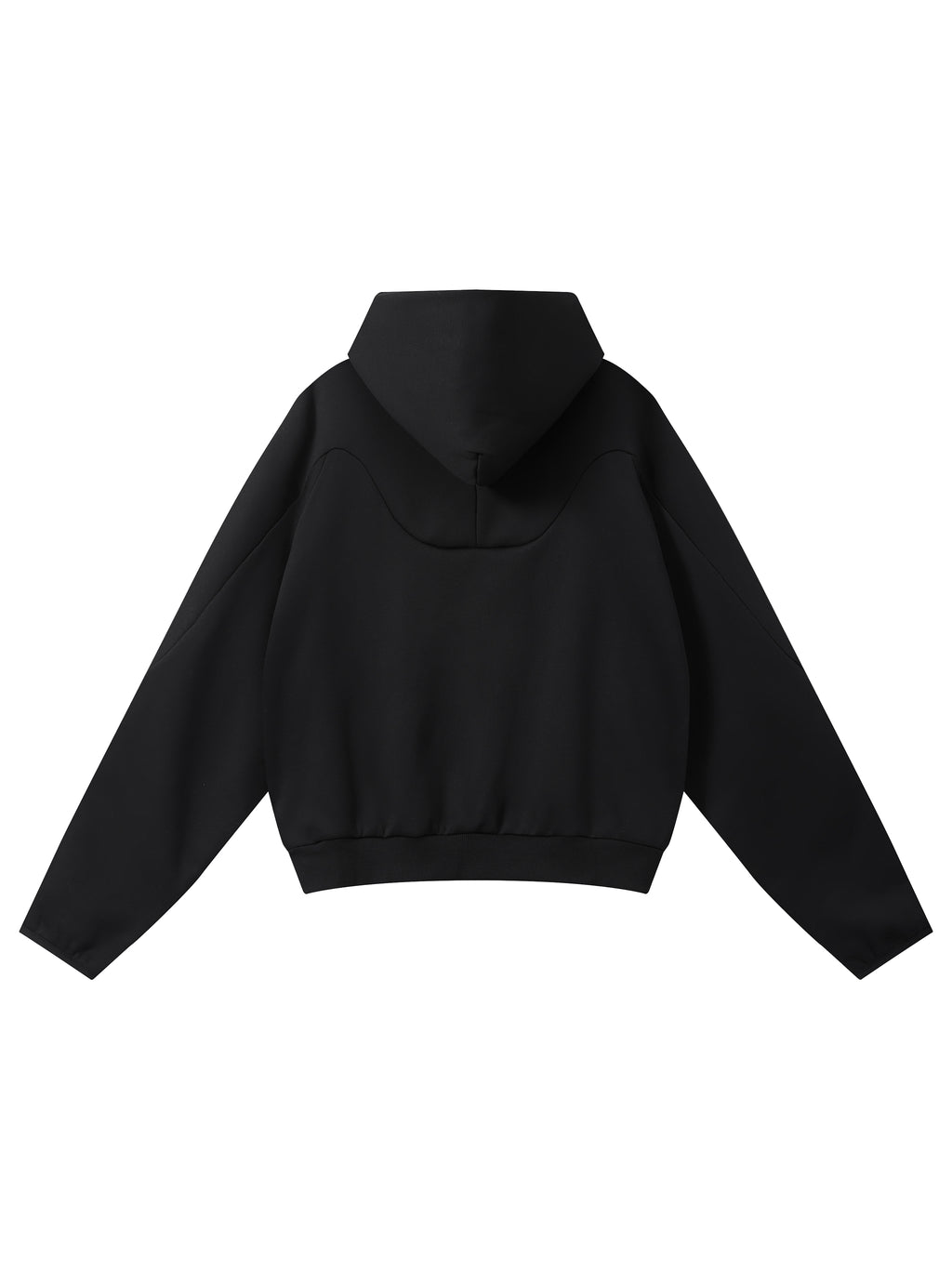 Curved Panel Raglan Hoodie