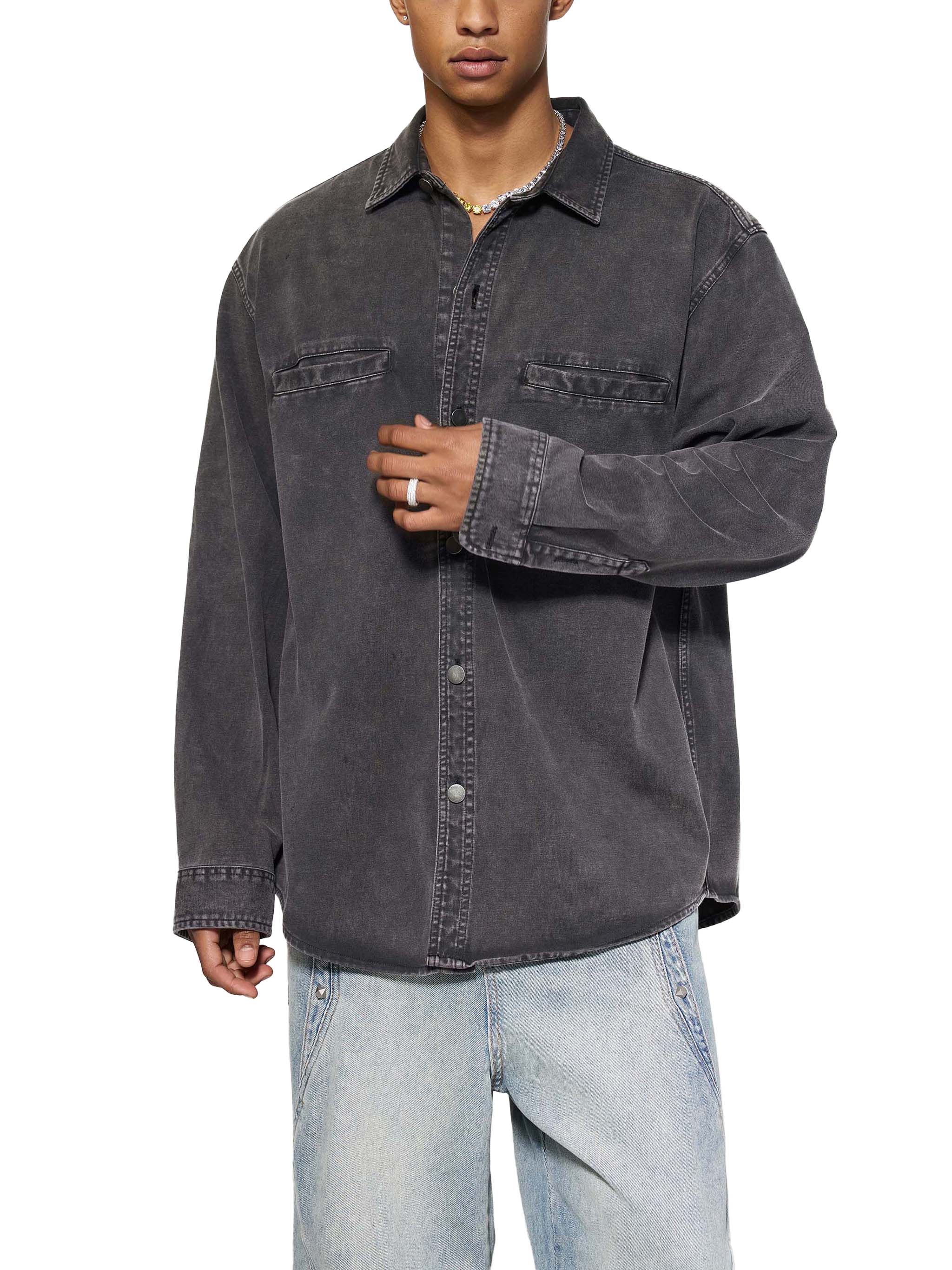 Denim Vintage Washed Heavyweight Jacket