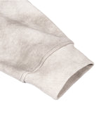 Dirty Washed Zip-Up Fleece Hoodie