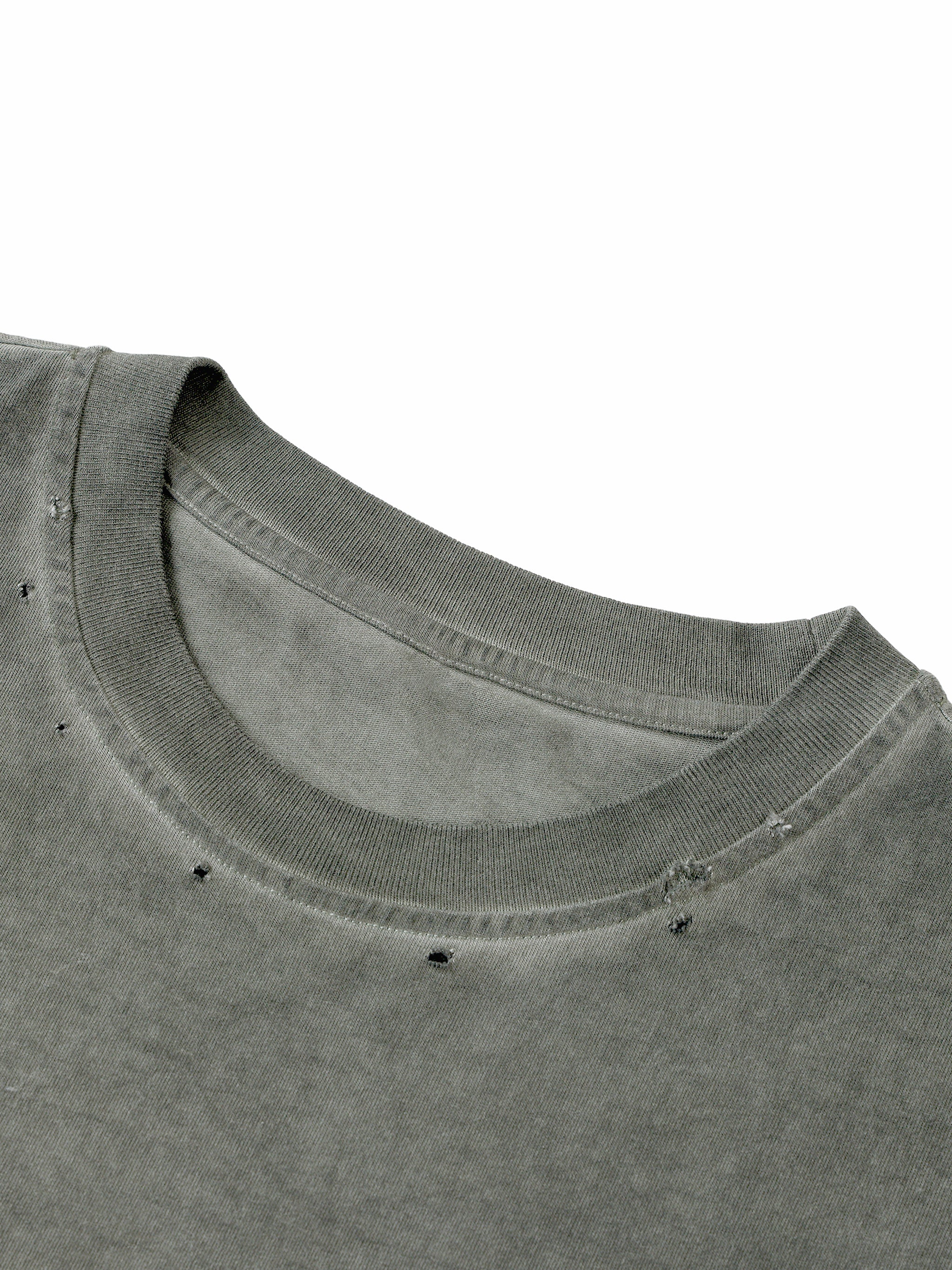 Distressed Grommet Eyelet Tank Top