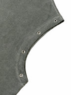 Distressed Grommet Eyelet Tank Top