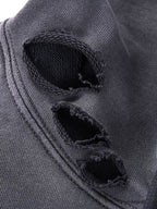 Distressed Vintage Wash Hoodie