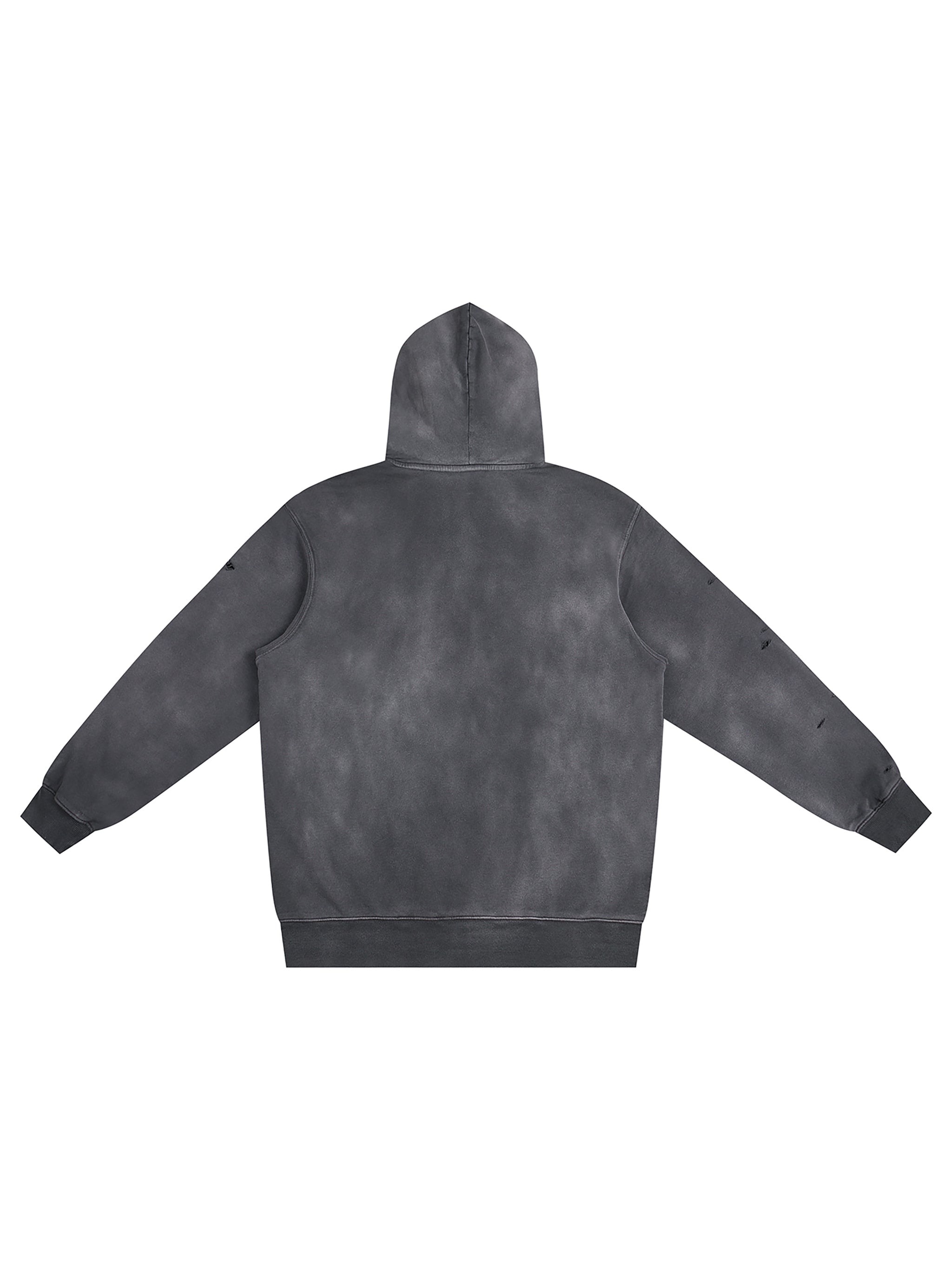 Distressed Vintage Wash Hoodie