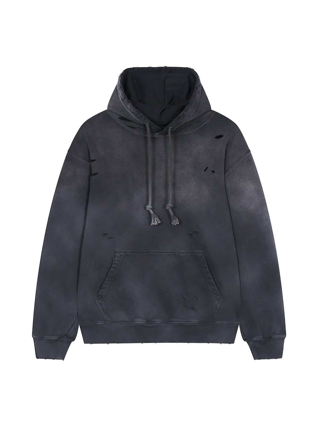 Distressed Vintage Wash Hoodie