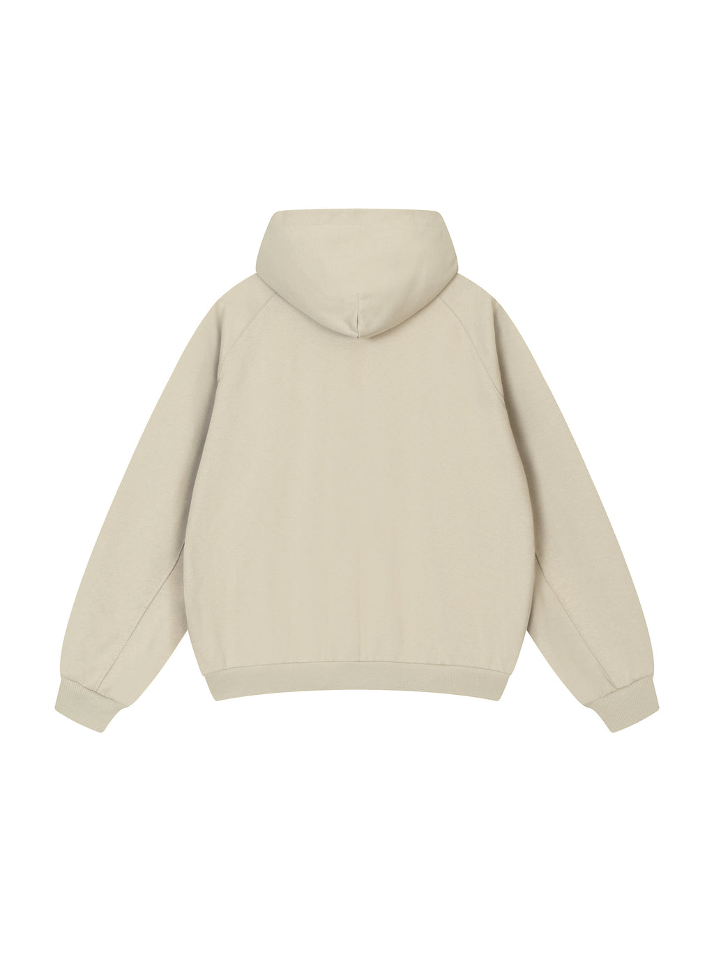 Dolman Sleeve Zip-Through Fleece  Hoodie