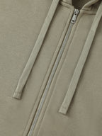 Drop-Shoulder Zip Up Hoodie