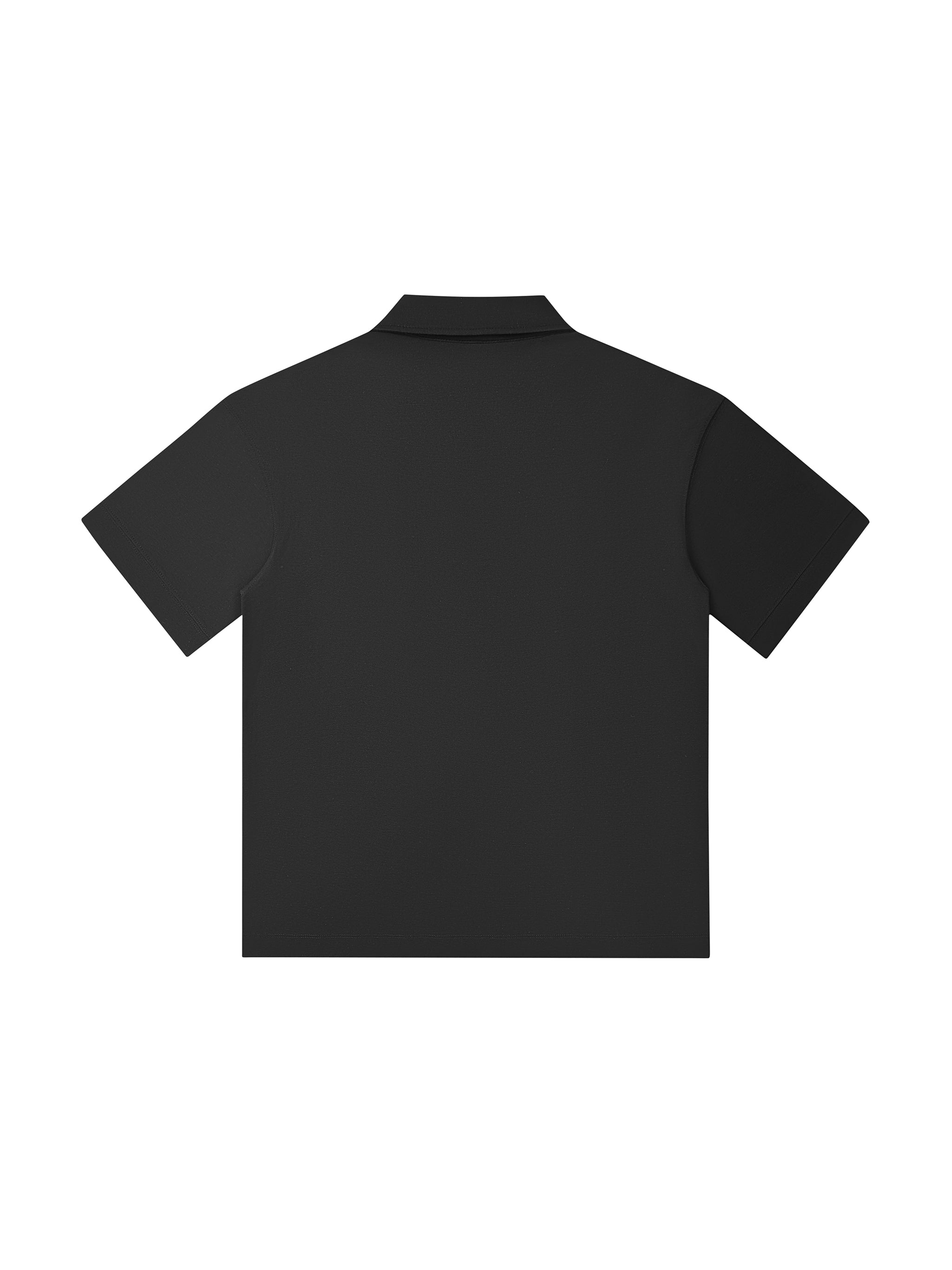Drop Shoulder Short-Sleeve Polo