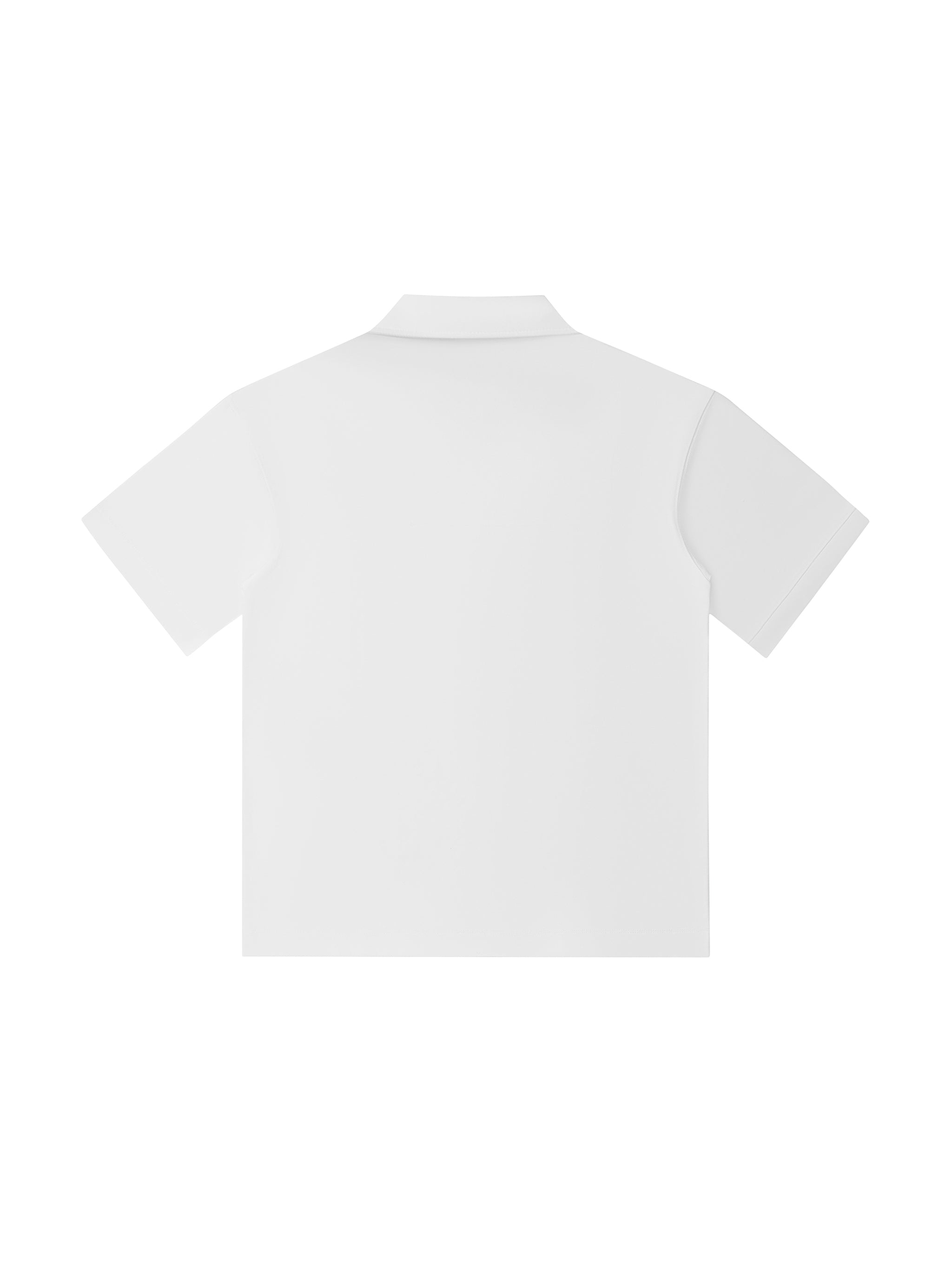 Drop Shoulder Short-Sleeve Polo