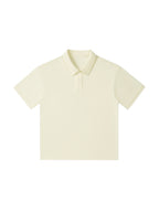 Drop Shoulder Short-Sleeve Polo