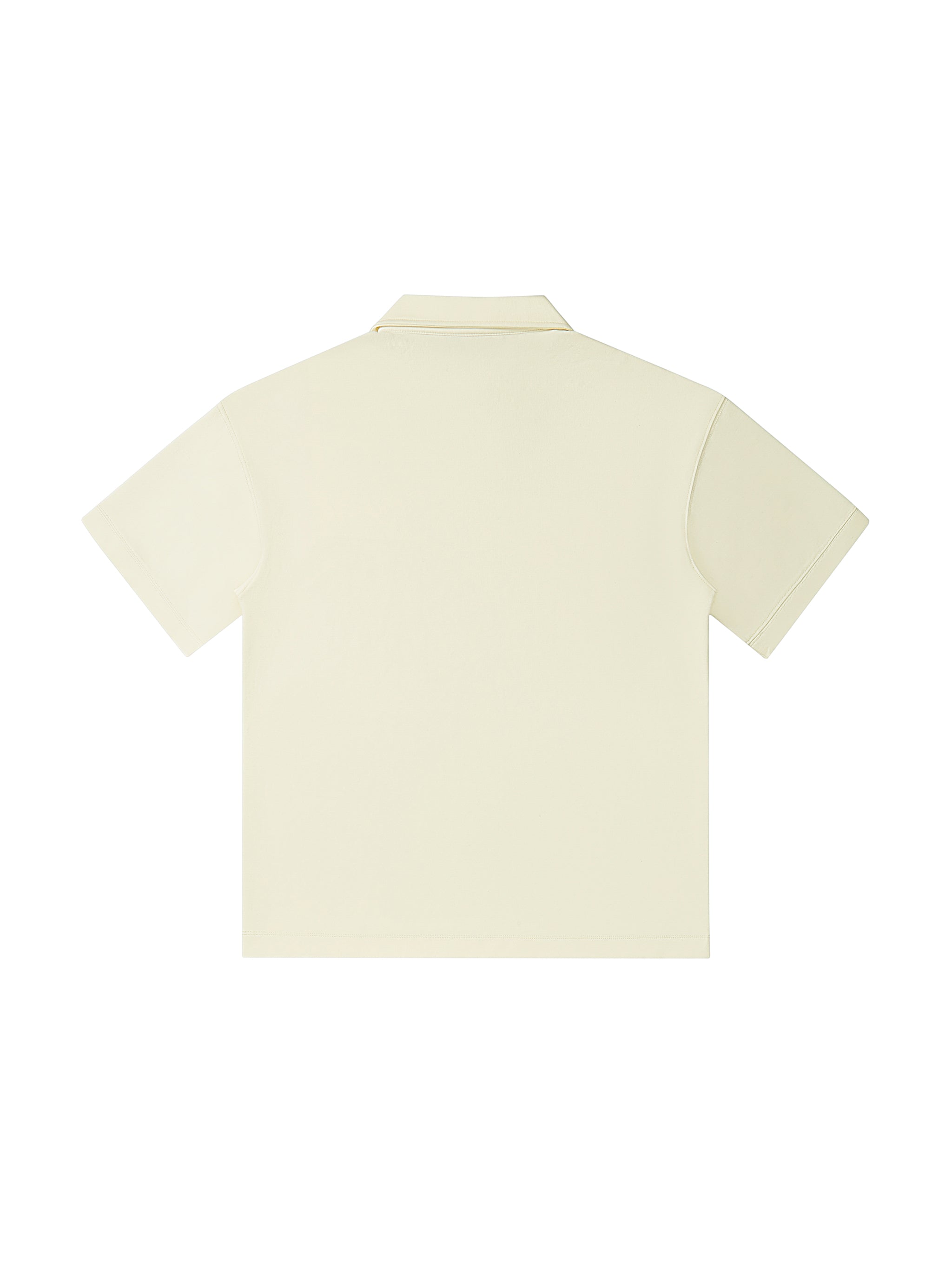 Drop Shoulder Short-Sleeve Polo
