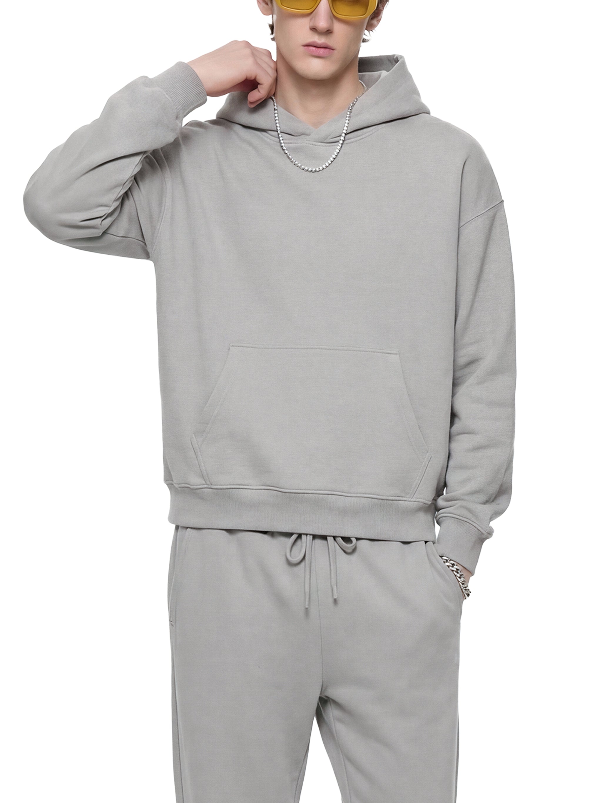 Essential Boxy Heavyweight Drop-Shoulder Hoodie
