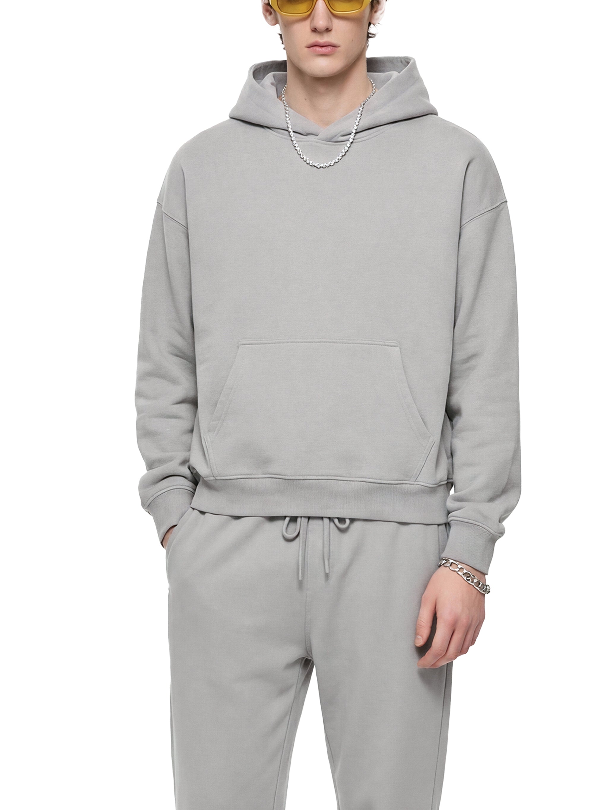 Essential Boxy Heavyweight Drop-Shoulder Hoodie