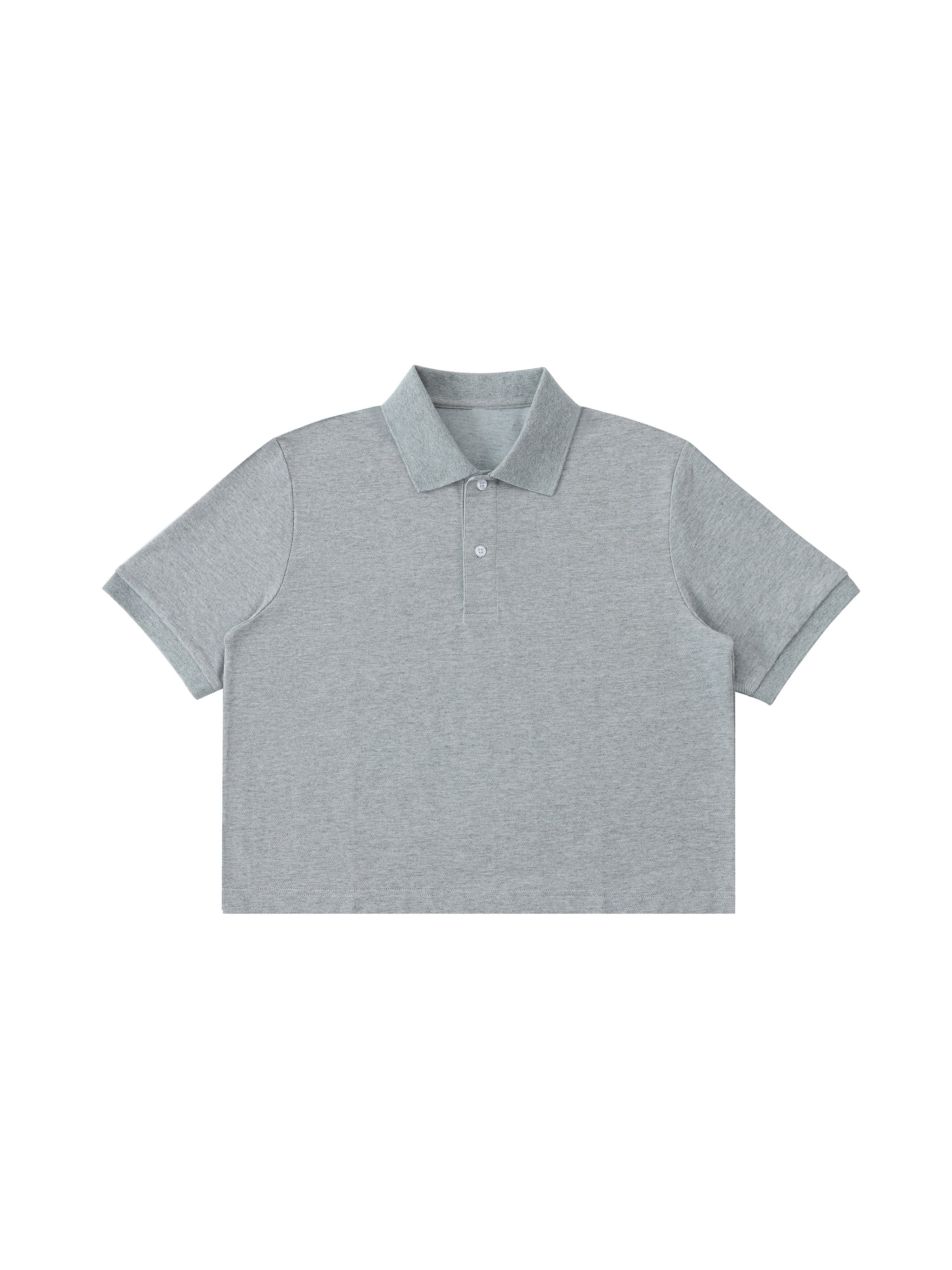 Essential Cropped Polo Shirt