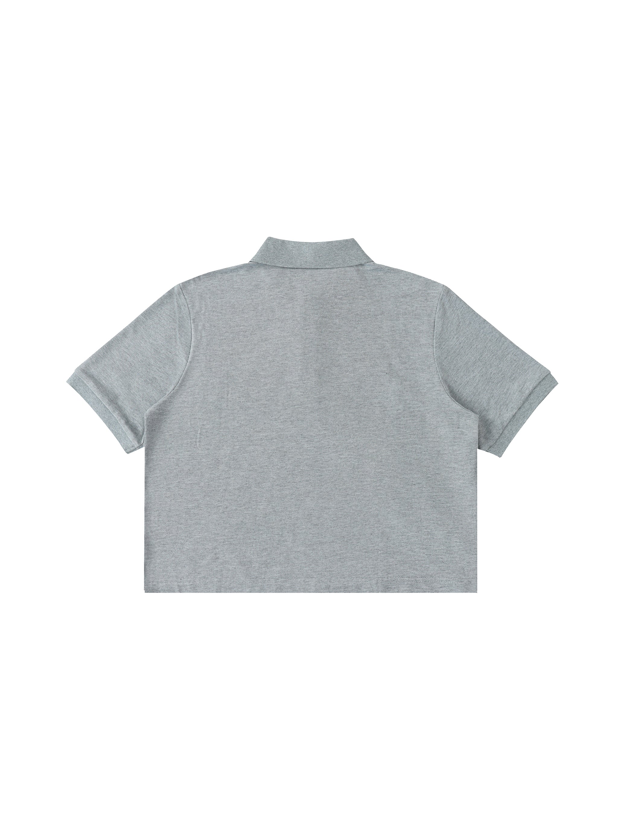 Essential Cropped Polo Shirt