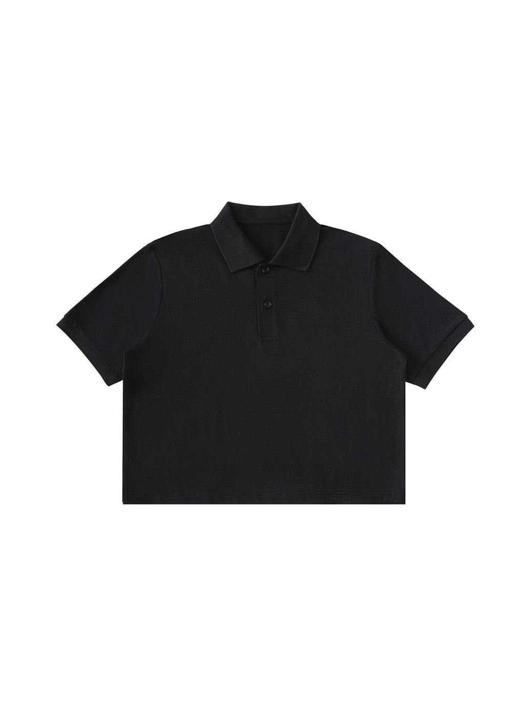 Essential Cropped Polo Shirt