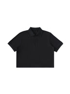 Essential Cropped Polo Shirt