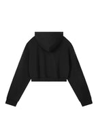 Essential Cropped Zip-Up Hoodie