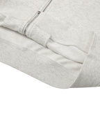 Essential Cropped Zip-Up Hoodie