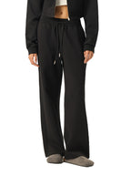 Essential Drawstring Straight-Leg Sweatpants