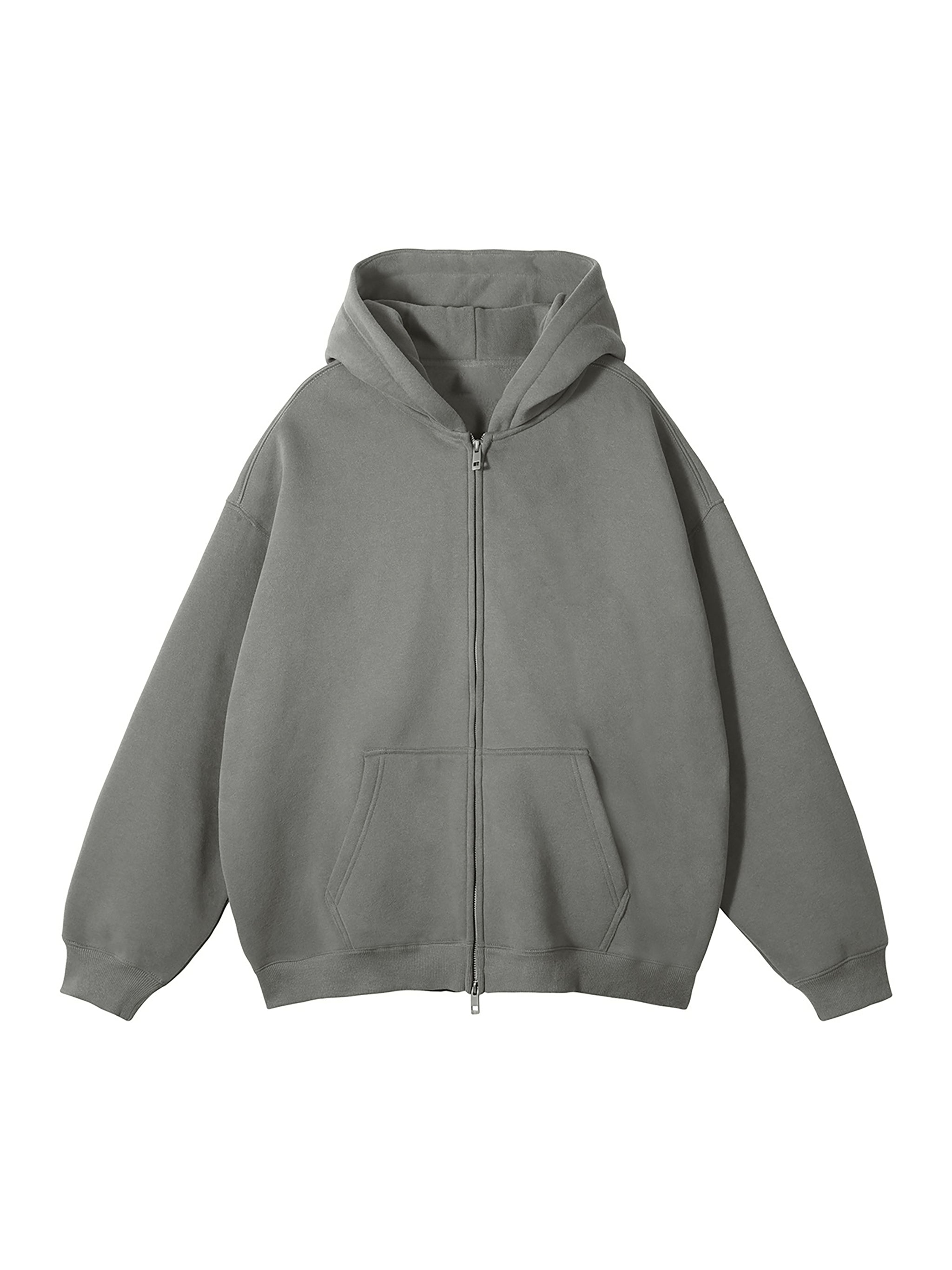 Essential Fleece Zip-Through Hoodie