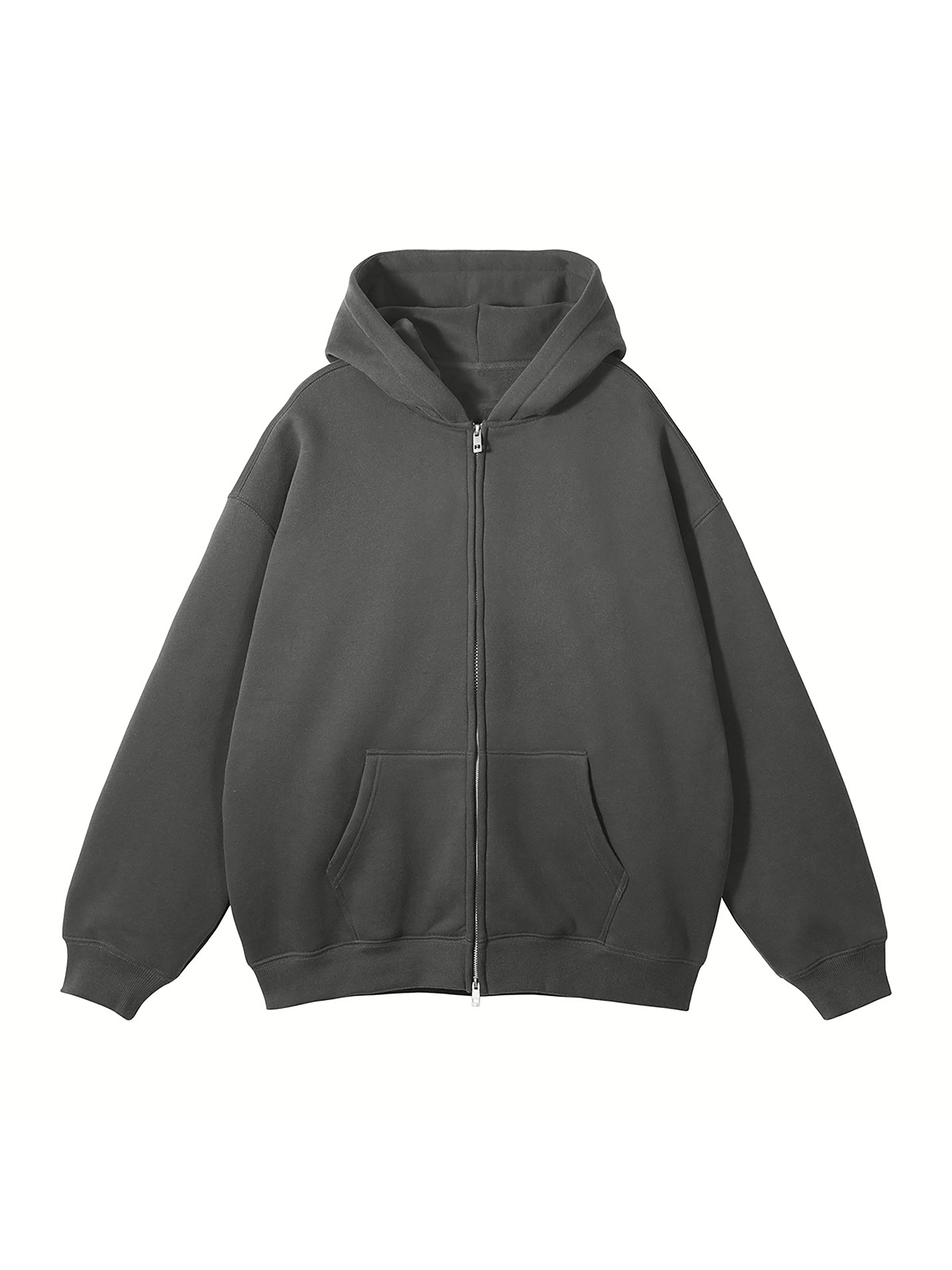 Essential Fleece Zip-Through Hoodie