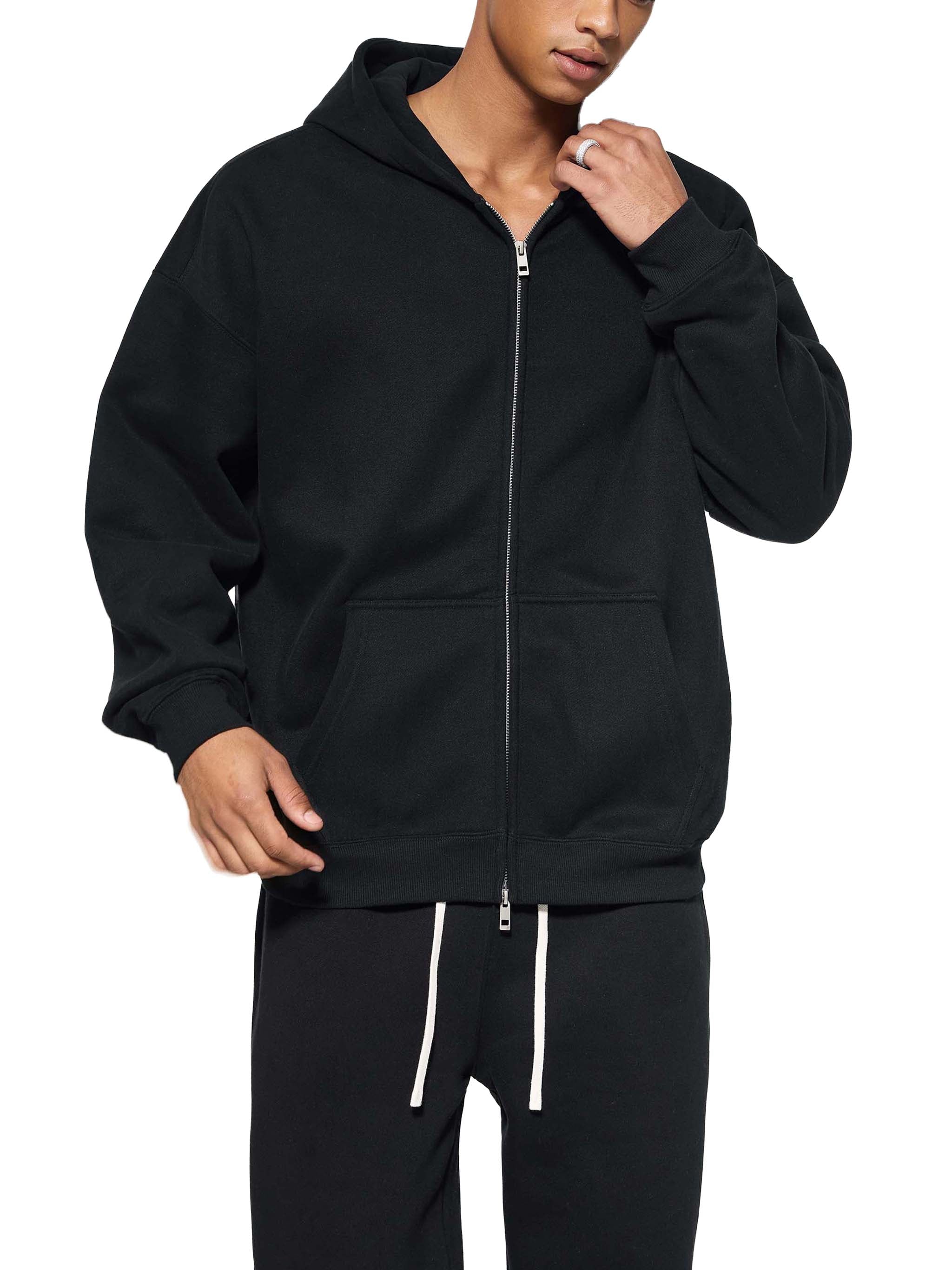 Essential Fleece Zip-Through Hoodie