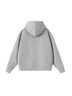 Essential Heavyweight High Neck  Zip-Up Hoodie