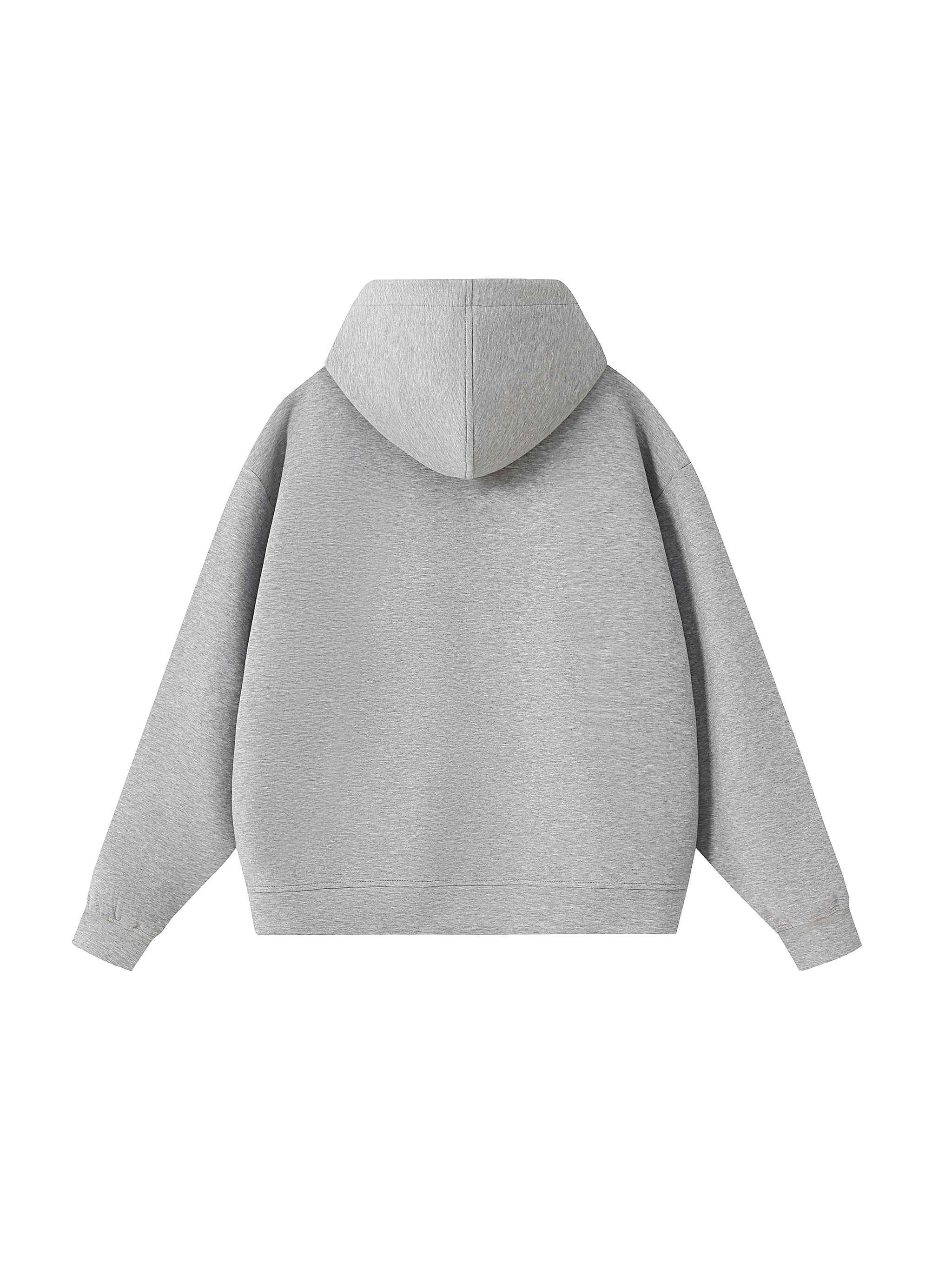 Essential Heavyweight High Neck  Zip-Up Hoodie