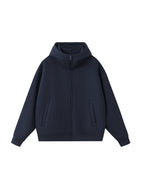 Essential Heavyweight High Neck  Zip-Up Hoodie