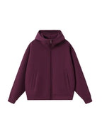Essential Heavyweight High Neck  Zip-Up Hoodie