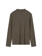 Essential Mock Neck Long Sleeve T-Shirt