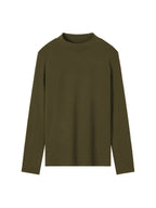 Essential Mock Neck Long Sleeve T-Shirt